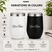 Personalized Coffee Mug with Custom Name (Black)