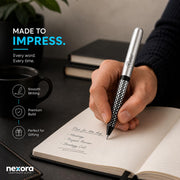 Personalized Premium Metal Roller Ball Pen with Magnetic Cap | Custom Name Engraved Pen | Smooth Writing Metal Pen for Men & Women | Corporate, Office & Gifting