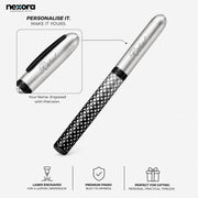 Personalized Premium Metal Roller Ball Pen with Magnetic Cap | Custom Name Engraved Pen | Smooth Writing Metal Pen for Men & Women | Corporate, Office & Gifting