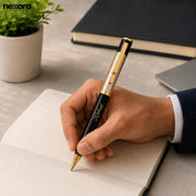 Personalized Metal Ball Pen with Custom Name Engraving, Smooth Blue Ink – Thoughtful Gifts for Teachers, Executives and Colleagues