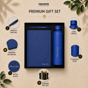 Personalized 3-in-1 Executive Gift Set with Custom Engraved Name – Stainless Steel Water Bottle, A5 Leatherette Diary & Metal Pen – Luxury Corporate Gifts for Teachers, Boss & Professionals , Joining kits or for Office gift sets