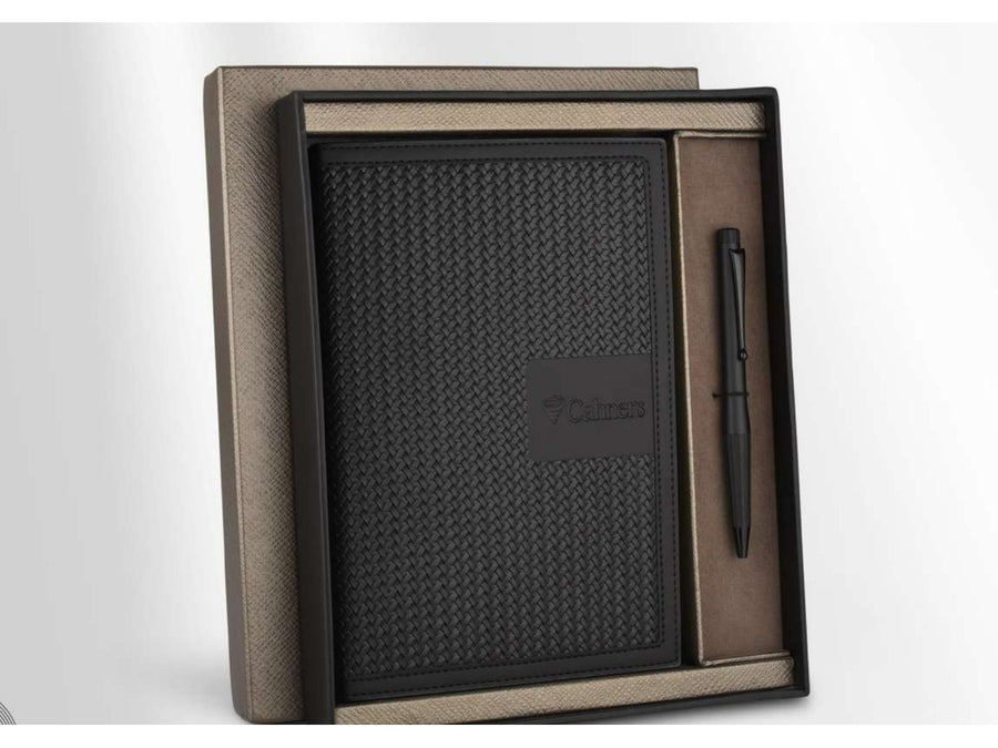 Cahners Notebook & Pen Set (Black) - NX-21