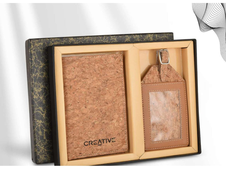 Creative Passport Holder & Luggage Tag Set - NX-34