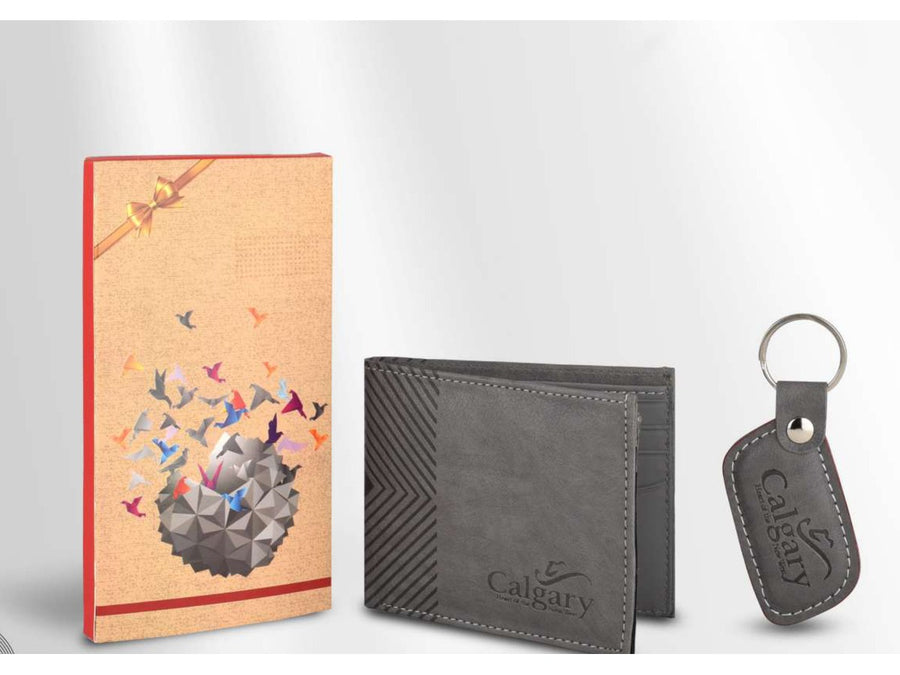 Calgary Wallet And Keychain Set- NX-25