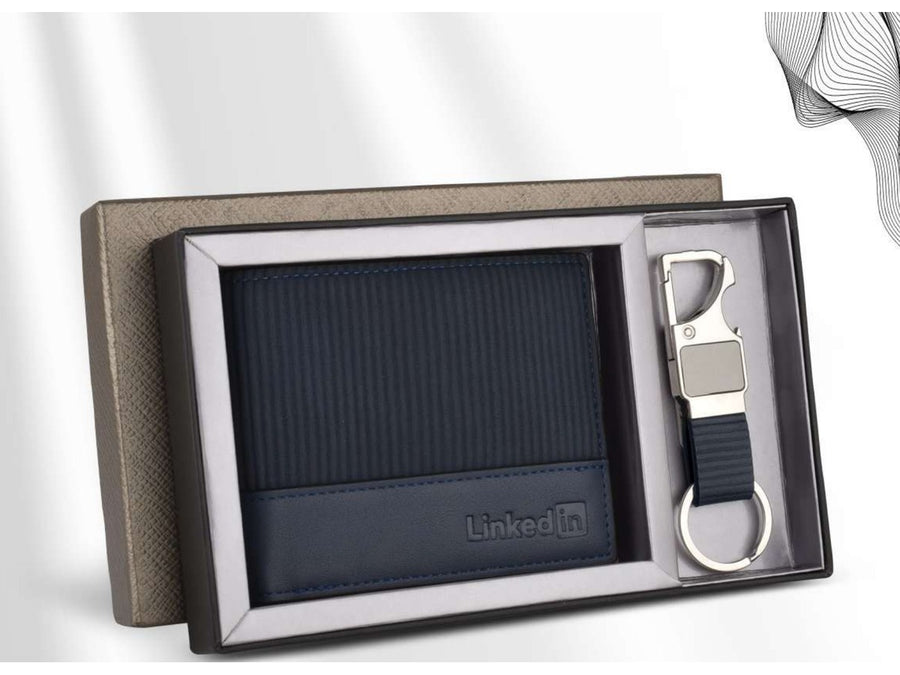 Linkedin Wallet & Keychain Set- NX-53